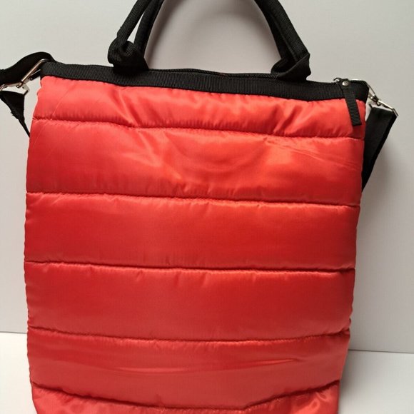 Guess Bags Guess Nylon Quilted Laptop Computer Tote Bag Purse